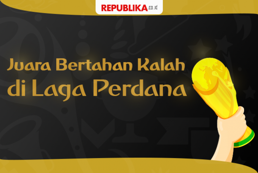 Daftar juara bertahan piala dunia yang kalah di laga perdana. 