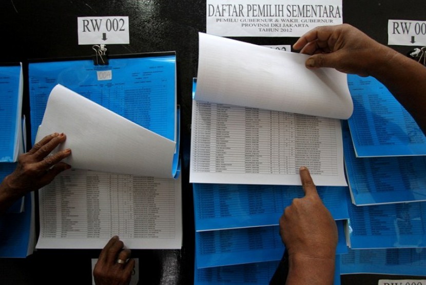 Daftar Pemilih Pilgub DKI Jakarta (ilustrasi).