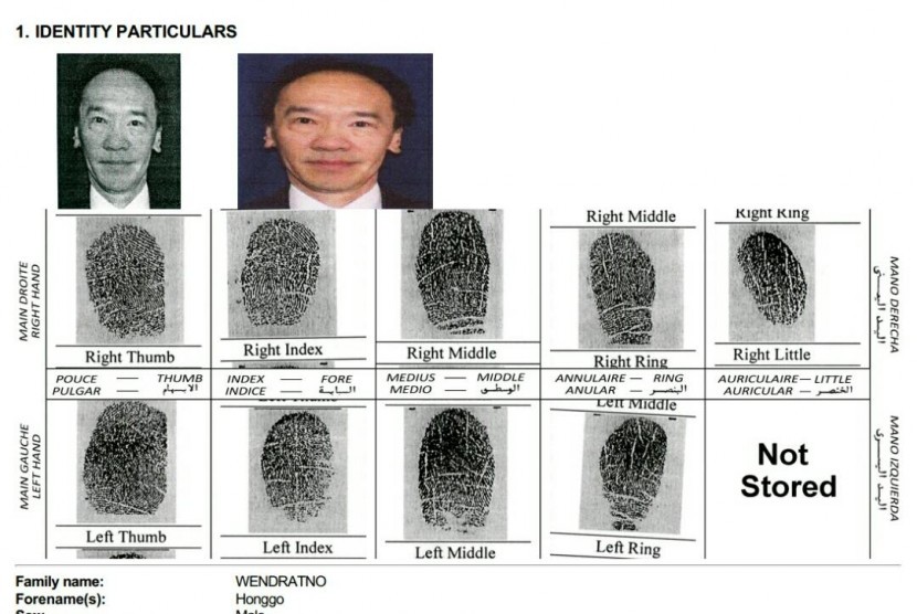 Daftar Pencarian Orang (DPO) tersangka kasus korupsi kondensat Honggo Wendratno. 