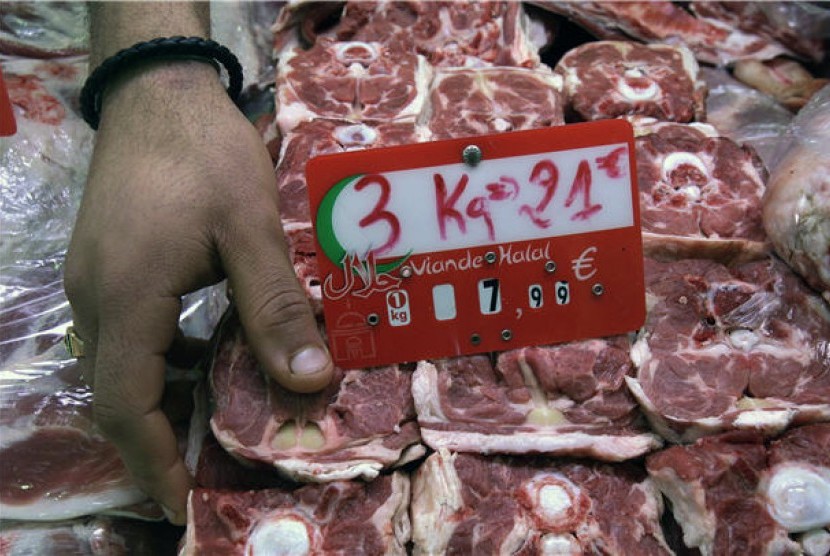 Muslim di Belgia Tempuh Puluhan Kilometer Beli Daging Halal. Daging halal (ilustrasi)