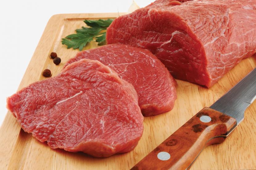 Daging sapi (ilustrasi). Konsumsi daging merah berlebih berkaitan dengan peningkatan risiko terjadinya penyakit perlemakan hati non alkohol.