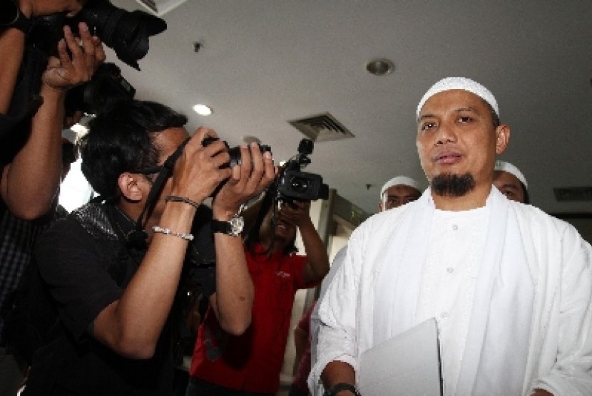 Dai Muhammad Arifin Ilham akan memberikan tausiah kepada pegawai KPK di Jakarta, Selasa (16/7).