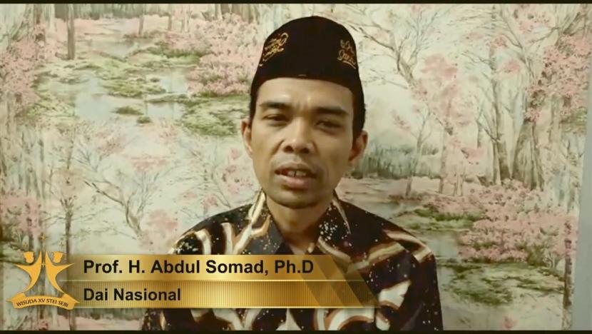 Dai nasional Prof  KH  Abdul Somad Batubara PhD.