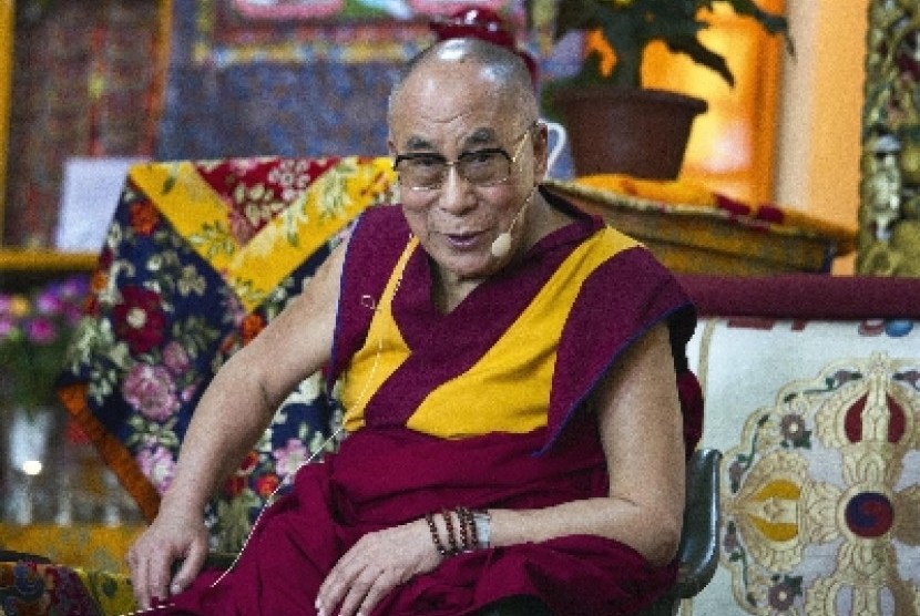 Pemimpin spiritual Tibet, Dalai Lama. AS menunjuk Uzrya Zeya sebagai koordinator khusus untuk masalah Tibet. Ilustrasi.