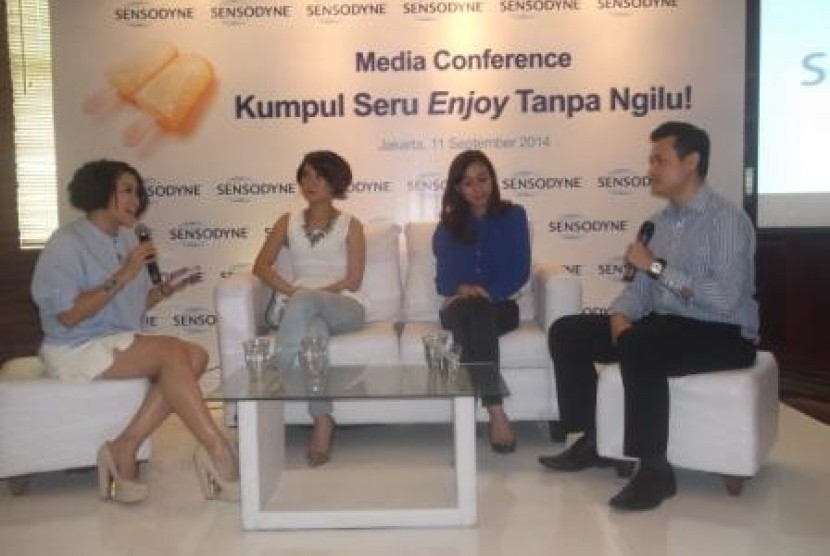 Dalam konferensi pers Sensodyne, kemarin, terungkap sebanyak 43 persen orang Indonesia memiliki gigi sensitif.