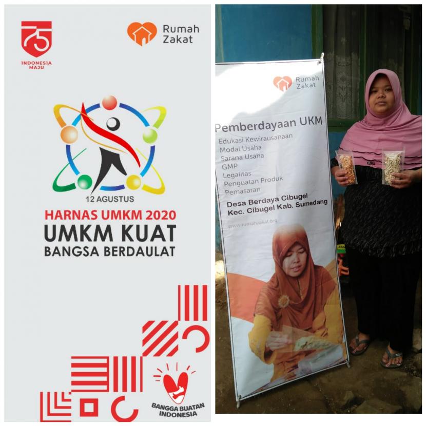 Dalam rangka memperingati Hari Koperasi Nasional ke-73 tahun 2020 dan Hari UMKM Nasional ke-5, Rabu (12/08) Badan Usaha MIlik Masyarkat (BUMMas) Berdaya Insani Desa Cibuel Sumedang Binaan Rumah Zakat melakukan Promo Produk sebesar 30 persen.