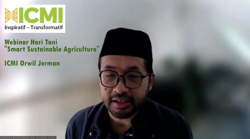 Dalam rangka memperingati Hari Tani Nasional, Ikatan Cendekiawan Muslim Indonesia (ICMI) Organisasi Wilayah Jerman menyelenggarakan webinar bertema Smart Sustainable Agriculture pada Sabtu, 21 September 2024, guna mendukung terjadinya inovasi pertanian berkelanjutan.