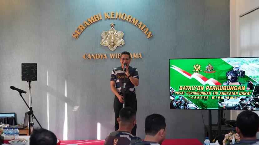 PT Telkom Pays Official Visit to Indonesian Army Transport Battalion
