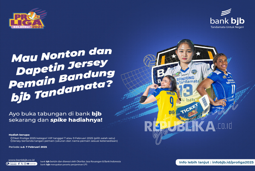 Dalam rangka mendukung gelaran Proliga 2025, khususnya tim kebanggaan Bandung BJB Tandamata, bank bjb meluncurkan program promo spesial yang menawarkan hadiah eksklusif bagi nasabah baru maupun eksisting.