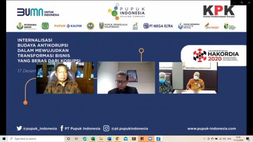 Dalam rangka mendukung keberhasilan program Transformasi Bisnis, PT Pupuk Indonesia (Persero) berkomitmen untuk terus memperkuat budaya antikorupsi di lingkungan perusahaan.