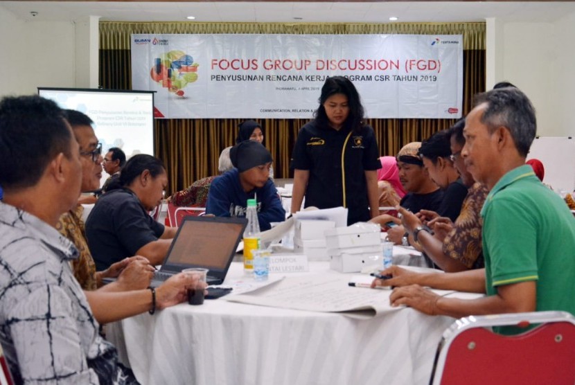 Dalam rangka meningkatkan efektivitas penyelenggaraan program dengan masyarakat yang menjadi mitra binaan program Corporate Social Responsibility (CSR), Pertamina RU VI Balongan menggelar Focus Group Discussion (FGD) bersama stakeholder perusahaan. 