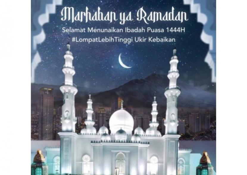 Dalam rangka menyambut bulan suci Ramadan 1444 Hijriah, PT Bank Negara Indonesia (Persero) Tbk. atau BNI turut ambil bagian dalam beberapa program sosial BNI Berbagi bertajuk 'Lompat Lebih Tinggi Ukir Kebaikan'.