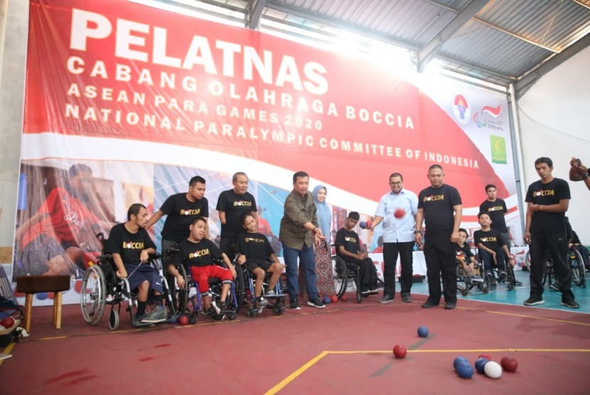Pelatnas National Paralympic Committee Indonesia (NPCI) di Solo, Jawa Tengah, sebelum dibubarkan (ilustrasi).