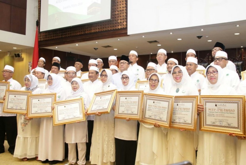 dalam Temu Tokoh Nasional IPHI bekerjasama dengan MPR RI di Gedung Nusantara V, Kompleks Parlemen Senayan, Ahad (8/7).