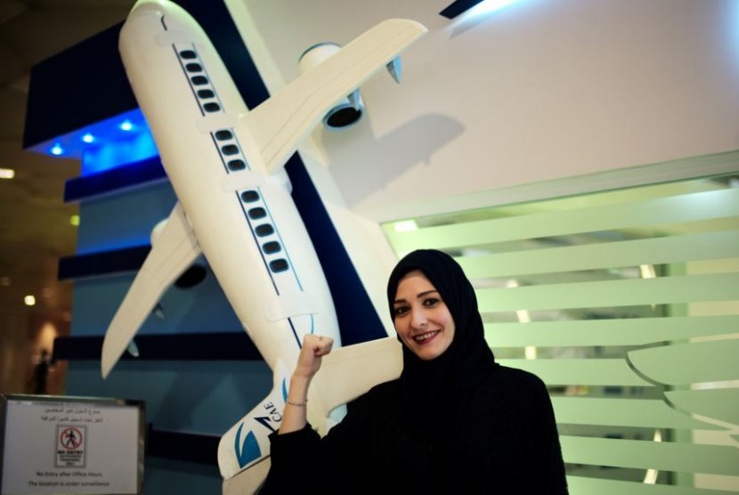 Dalia Yashar, merupakan salah satu perempuan Arab Saudi yang melamar menjadi pilot di Oxford Aviation Academy