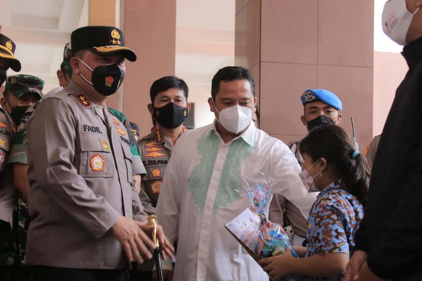 Dampingi Kapolda, Arief Sampaikan Capaian Vaksinasi di Kota Tangerang