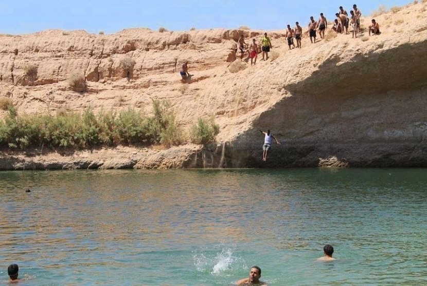 Danau misterius Lac de Gafsa, Tunisia