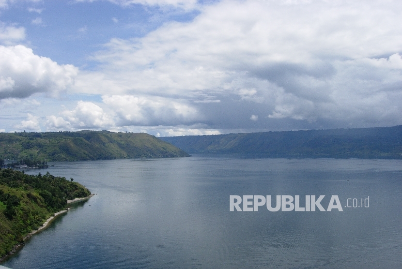 Lake Toba in, North Sumatra.