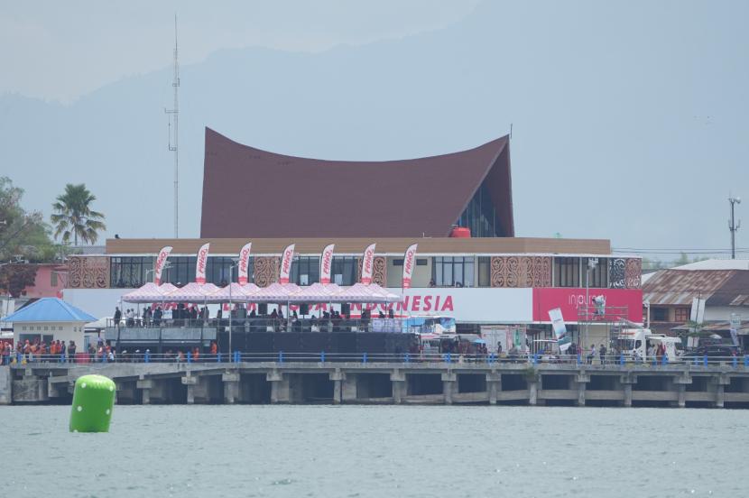 Danau Toba, tempat digelarnya Aquabike Jetski World Championship 2023.