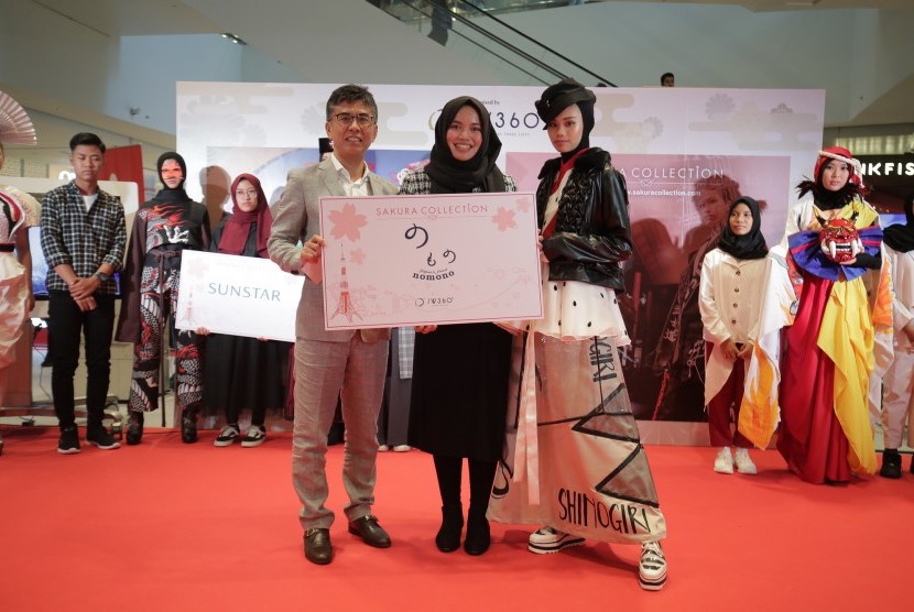 Dania Pulungan sukses meraih juara 2 di Grand Prix Sakura Collection Asia Student Awards 2020 dengan menciptakan karya yang memadukan sisi lain ninja dan onigiri.