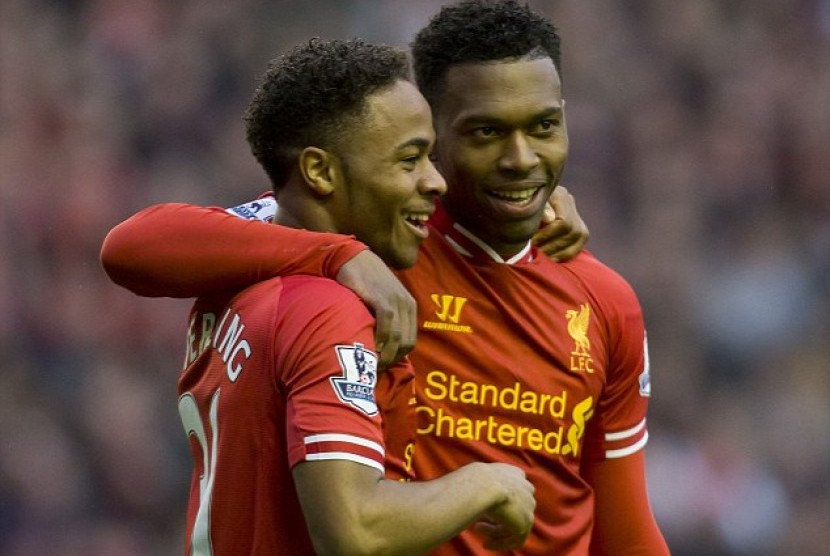 Daniel Sturridge bersama raheem sterling