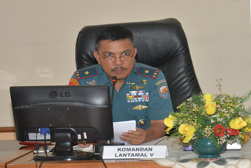 Danlantamal V, Brigadir Jenderal TNI (Mar) Rudy Andi Hamzah.