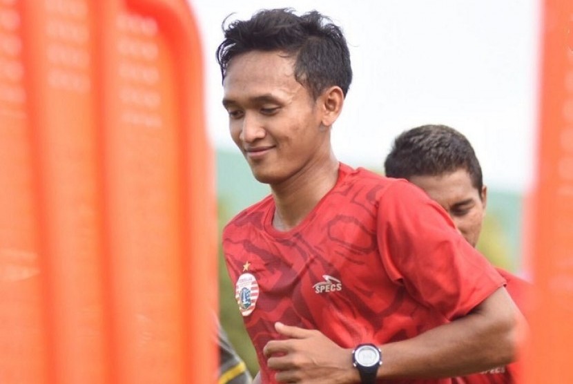 Bek Persik Kediri Dany Saputra saat masih berkostum Persija Jakarta.