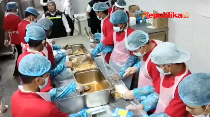 Dapur katering untuk Jamaah Haji Indonesia 2023