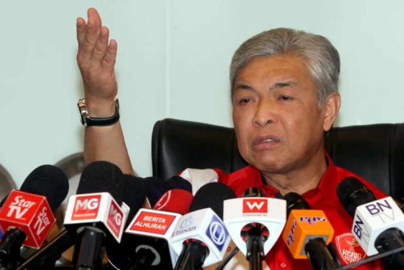 Datuk Seri Dr Ahmad Zahid Hamidi terpilih menjadi Presiden Partai UMNO yang baru, Ahad (1/7).