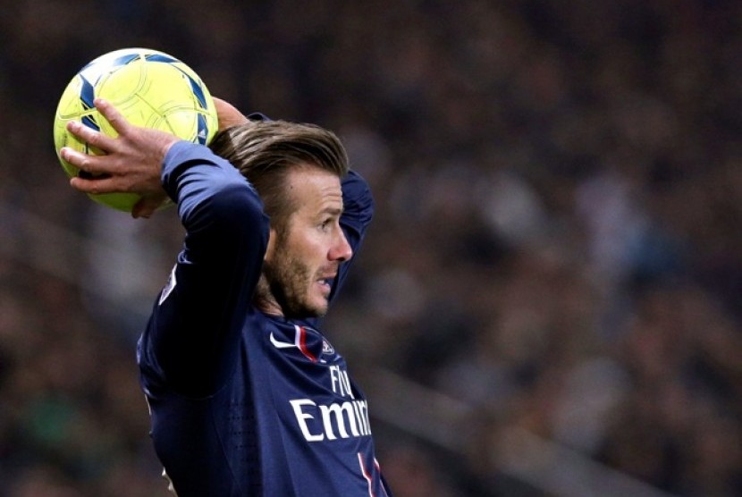 David Beckham saat memperkuat Paris Saint Germain (PSG)