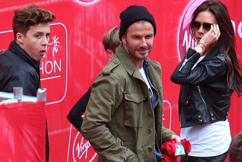 David Beckham dan keluarga