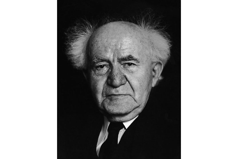 David Ben Gurion, seorang pendiri Israel.