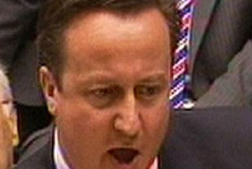 David Cameron ngamuk