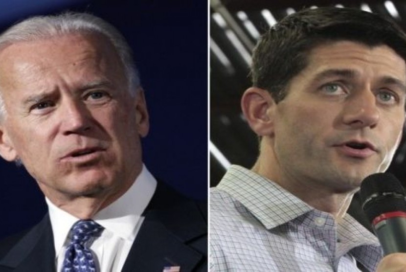 Debat Cawapres AS, Joe Biden dan Paul Ryan