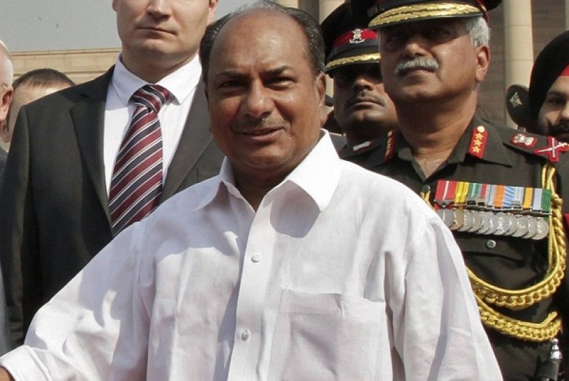 Defence Minister of India, AK Antony (file photo)