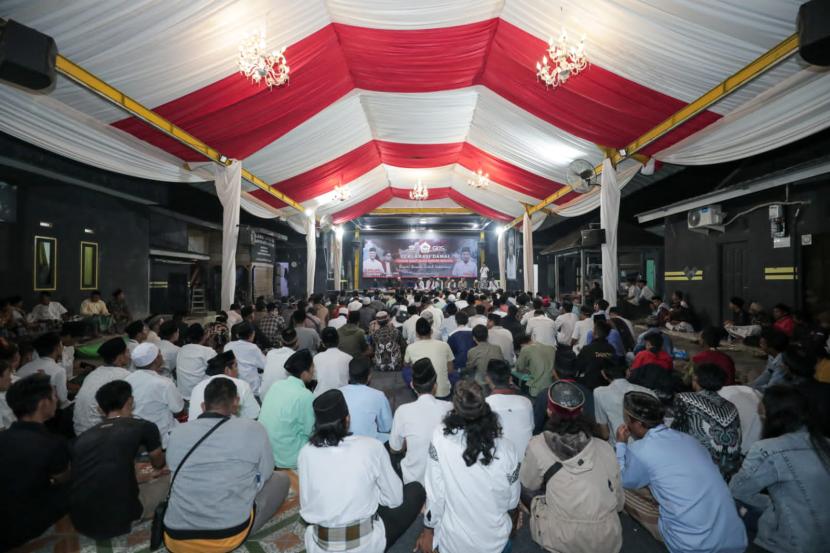 Deklarasi damai di Padepokan Bumi Alit Padjajaran di Kelurahan Cikeusal, Kecamatan Cikeusal, Kabupaten Serang, Banten. 