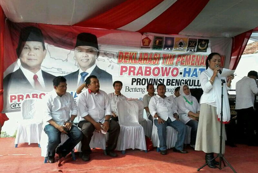 Deklarasi pemenangan Prabowo-Hatta di Bengkulu