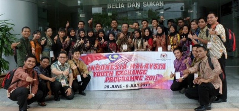 Delegasi Indonesia setelah ‘courtesy call’ di Kementerian Belia dan Sukan, Malaysia.