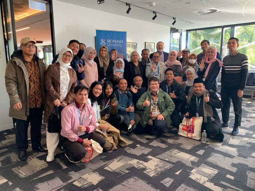 Delegasi Universitas Islam Internasional Indonesia (UIII) mengunjungi Monash University Clayton, Victoria, Australia, Jumat (19/8/2022).