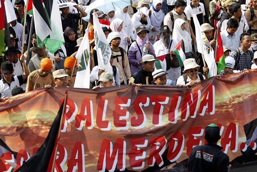 Demo dukung Palestina (ilustrasi).