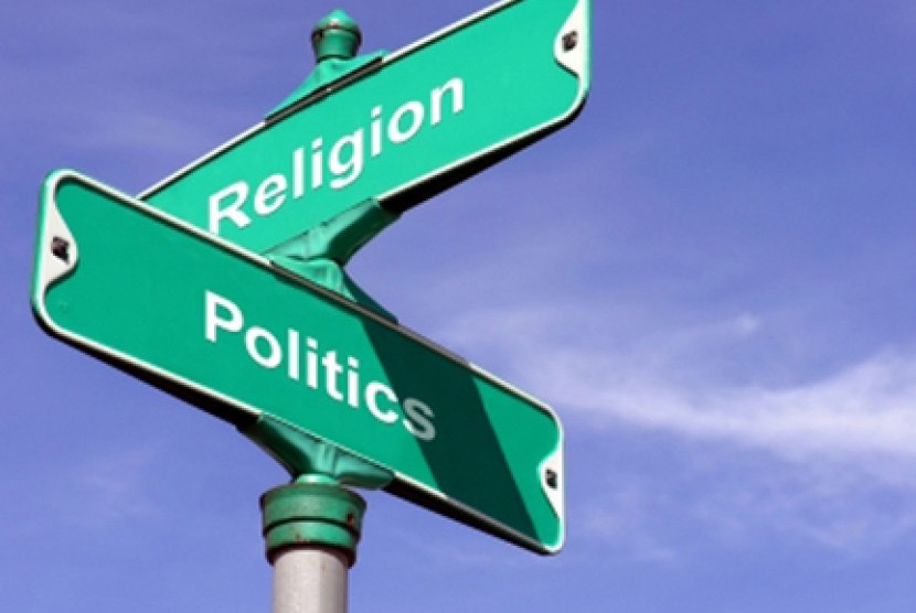 Agama dan politik (ilustrasi)