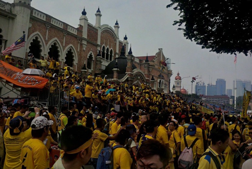 Demonstran Bersih 4 di Tanah Merdeka, Malaysia