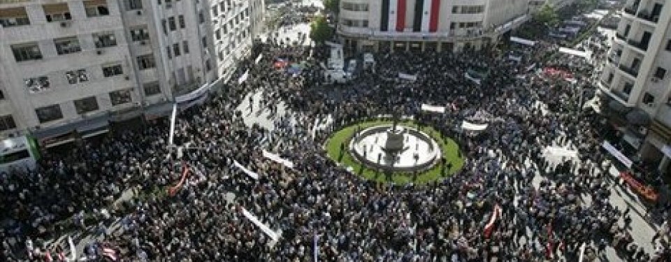 Demonstrasi di Suriah