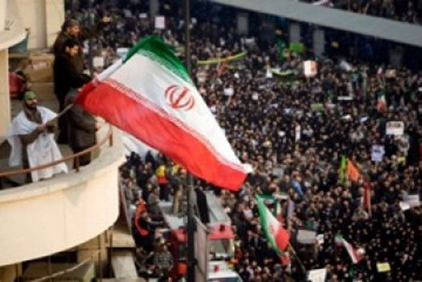 Demonstrasi warga Iran (ilustrasi)