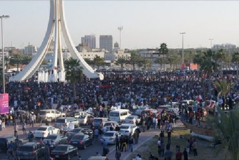 Demonstrasi mulai merebak di Kota Manama Bahrain 