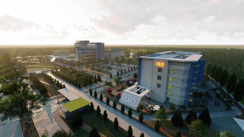 Denah pembangunan beberapa gedung di kompleks Universitas Lampung. Universitas Lampung (Unila) mendapat pinjaman dari Bank Pembangunan Asia (ADB) senilai Rp 600 miliar untuk pembangunan Rumah Sakit Perguruan Tinggi Negeri (RSPTN) dan Gedung Pusat Riset Terpadu (IRC).