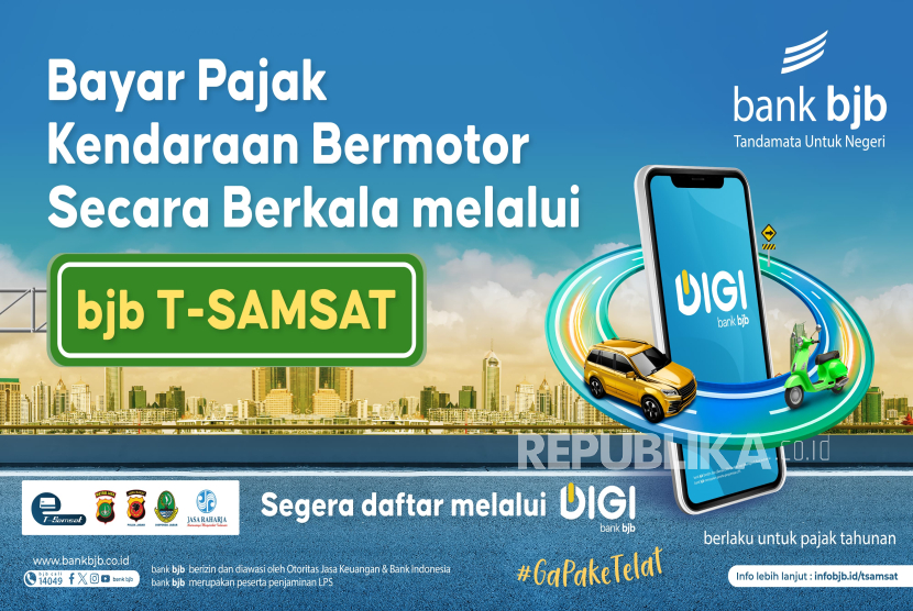 Dengan memanfaatkan layanan bjb T-Samsat melalui DIGI bank bjb, wajib pajak kini bisa melakukan pembayaran dengan mudah, cepat, dan tanpa antre. 