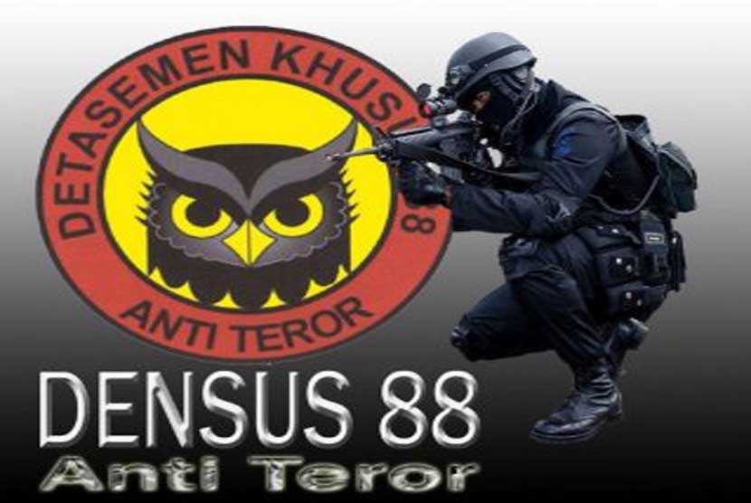 Indonesia's antiterror special detachment 88 (illustration)