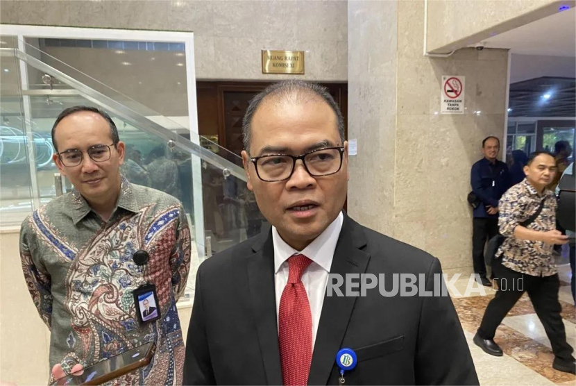 Deputi Gubernur Bank Indonesia (BI) Ricky Perdana Gozali di Kompleks Senayan, Jakarta Pusat.