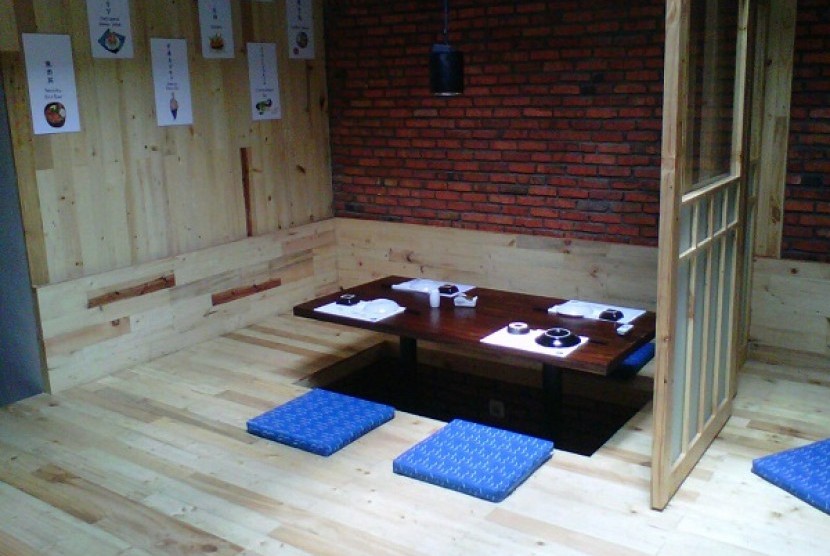 Desain interior berkonsep Jepang tradisional